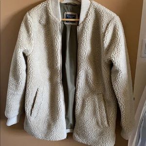 Abercrombie& Fitch teddy zip jacket